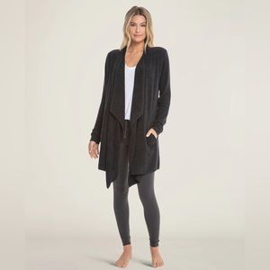 Barefoot Dreams CozyChic Lite® Island Wrap - black size L/XL